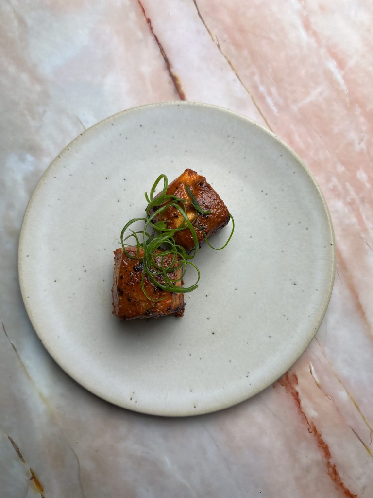Gochujang Salmon Tikka